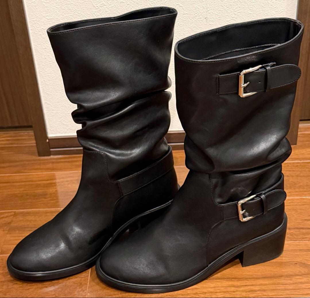 snidel ルーズバックルショートブーツ Lサイズ ルーズバックルショートブーツ(ブーツ)｜シューズ｜SNIDEL(スナイデル