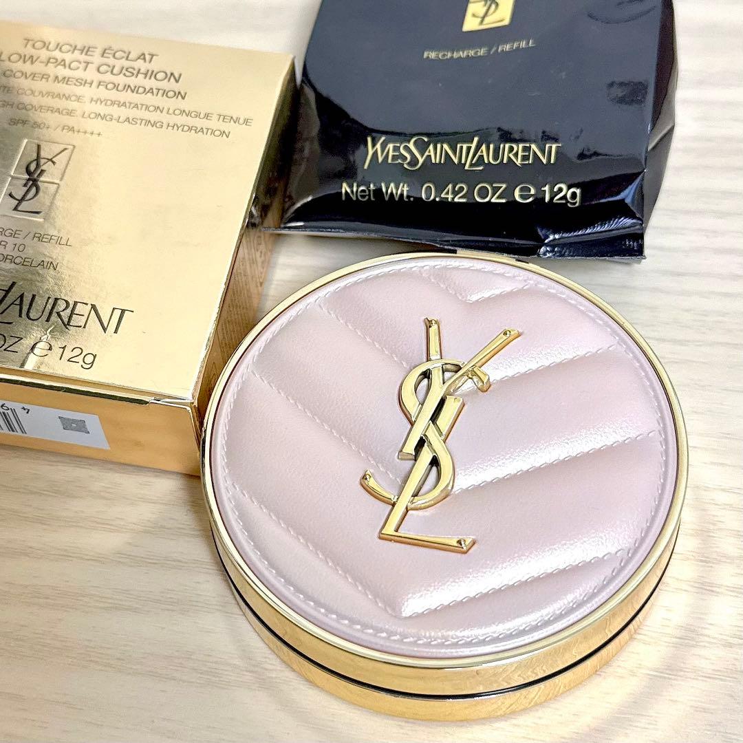 【新品未使用】ラディアント タッチ グロウパクト　BR10 試してみた】ラディアント タッチ グロウパクト YVES SAINT LAURENT