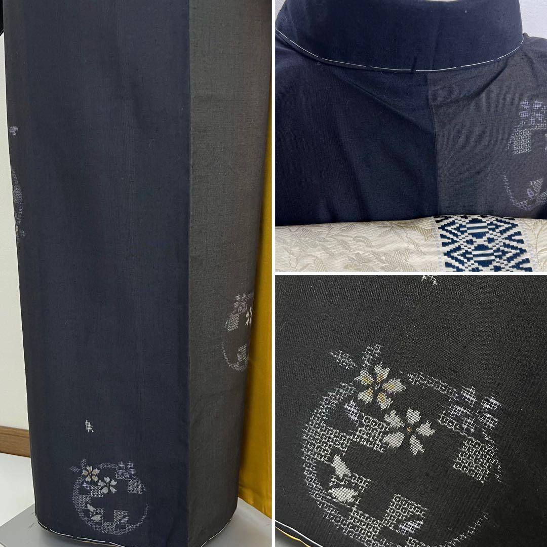 専用❗️新品 奥順謹製【結城紬】仕立て上り おく玉 正絹 さが美 s748