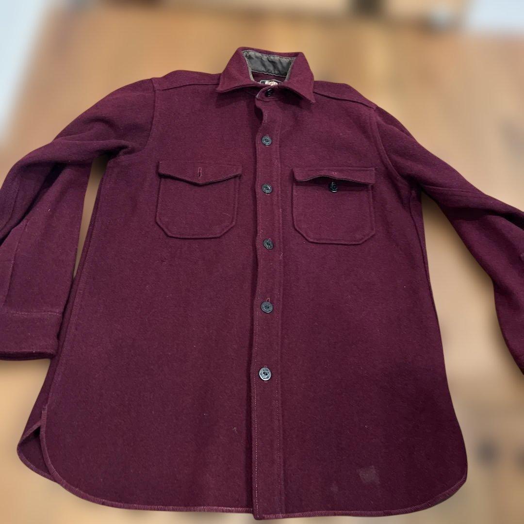 ヴィンテージ50.60sウールリッチ　ウールシャツ デッド 50年代製 ウールリッチ ウールワークシャツ フラッシャー付き