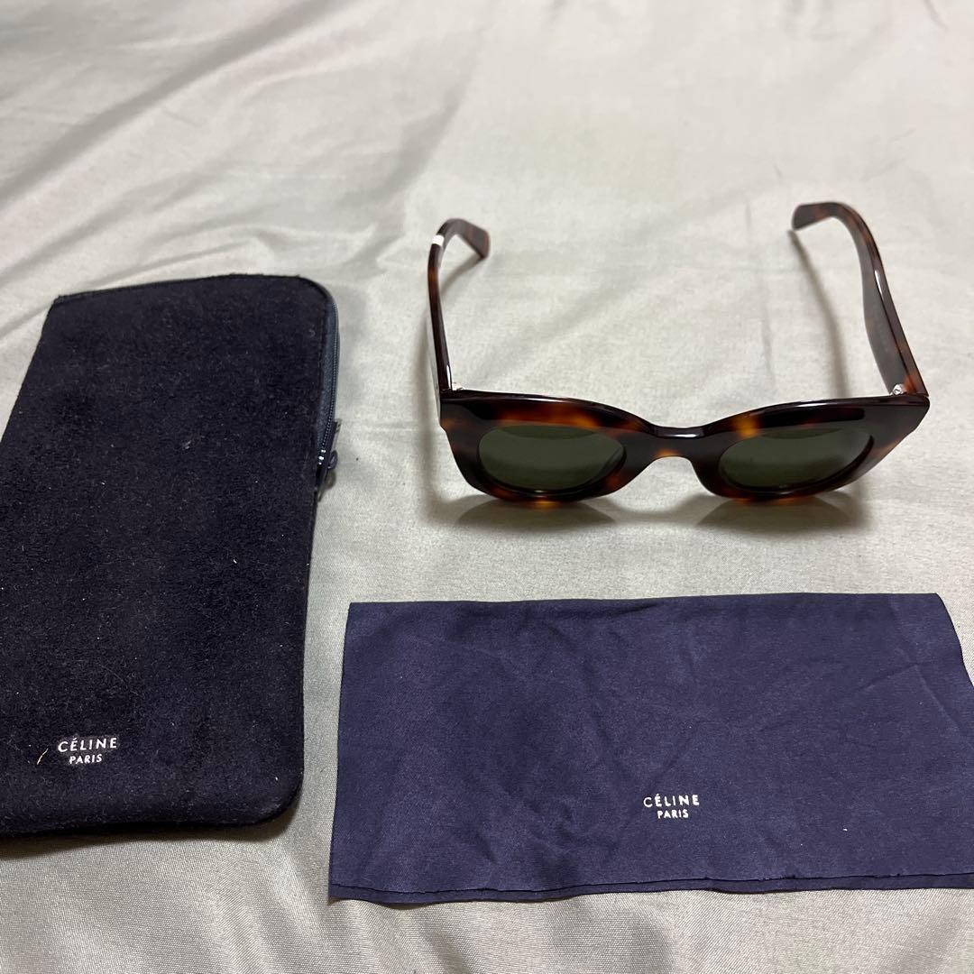 CÉLINE トートイズシェル サングラス ケース付 CELINE 51MM Cat-Eye Sunglasses | Saks Fifth Avenue
