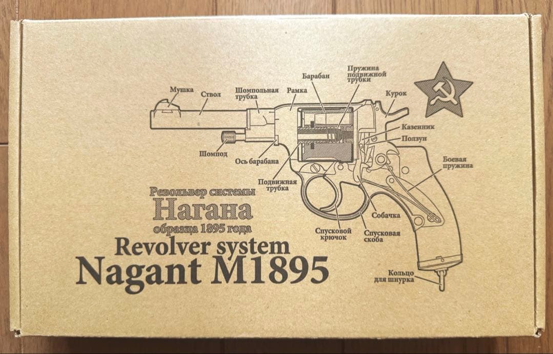 ハートフォード HWS Nagant M1895 ナガン　モデルガン HWS(ハートフォード) ナガン M1895 リボルバー HW モデルガン 完成品