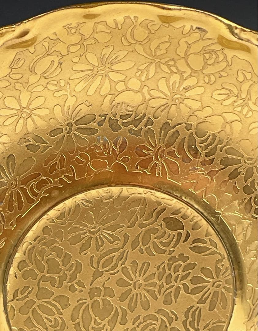 希少】フッチェンロイター 24K 金彩 カップ＆ソーサー ハンド