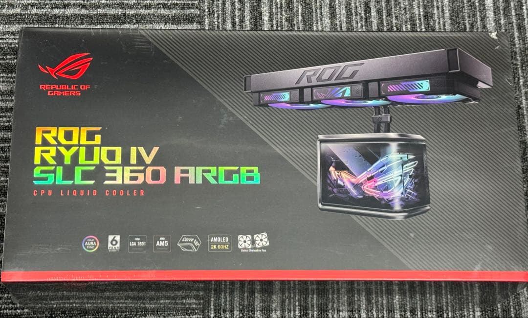 PC用ファン・クーラー ASUS ROG RYUO IV SLC 360 ARGB ROG Ryuo IV SLC 360 ARGB White Edition | ROG Ryuo | Gaming CPU液冷