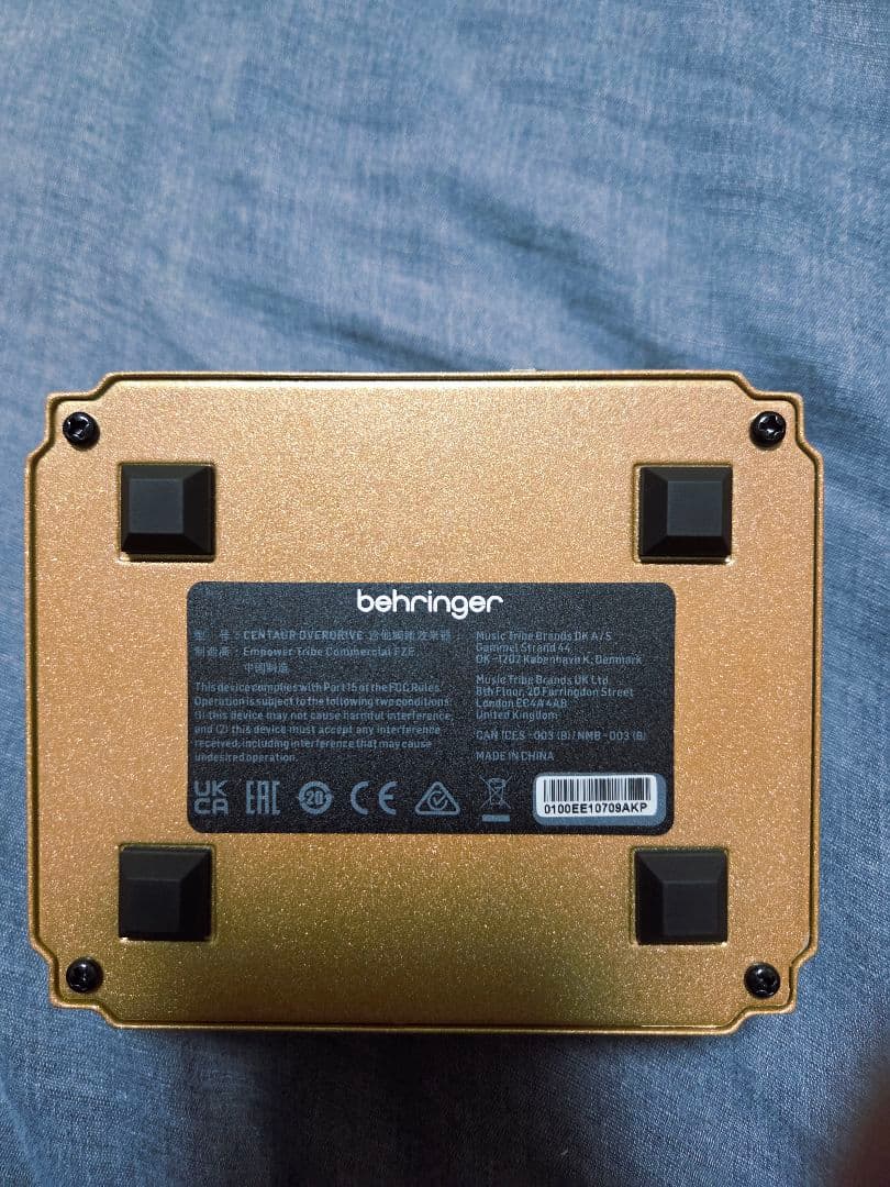 旧デザイン BEHRINGER CENTAUR OVERDRIVE