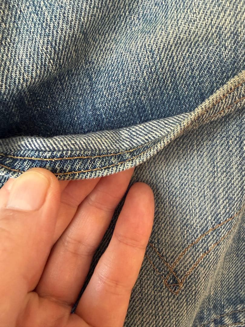 リーバイス501 66前期ノーリペア 実寸W32 縦落ち良好 ゴールデンサイズ