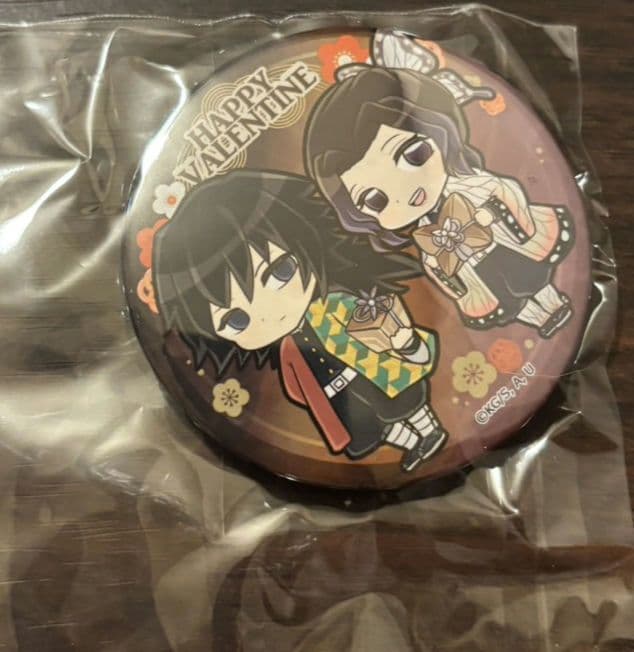 μ*✼様 鬼滅の刃　プリロール　バレンタイン　缶バッジ　義勇　しのぶ μ*✼様 鬼滅の刃 プリロール バレンタイン 缶バッジ 義勇 しのぶ