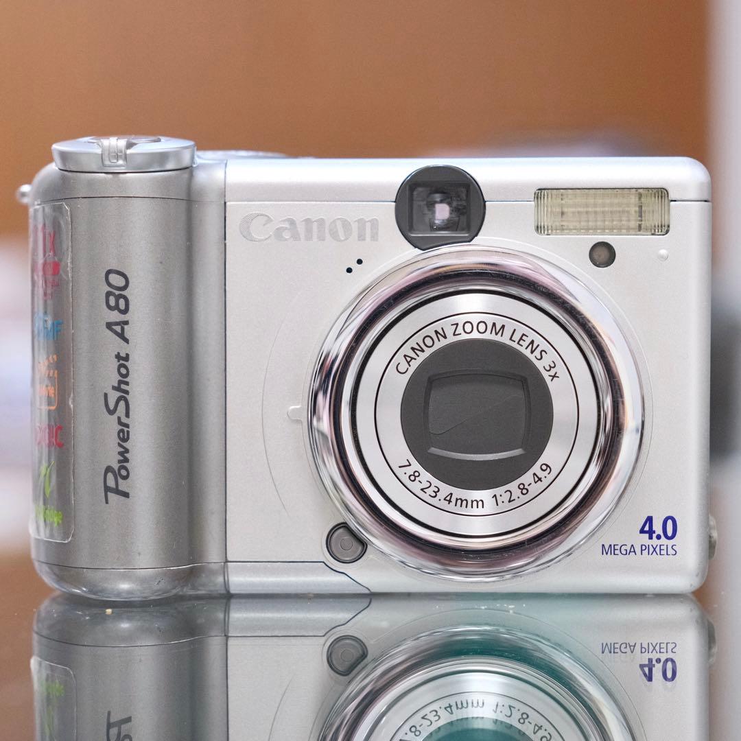 動作品 名機 平成レトロ 自撮り CCD Canon PowerShot A80 - メルカリ