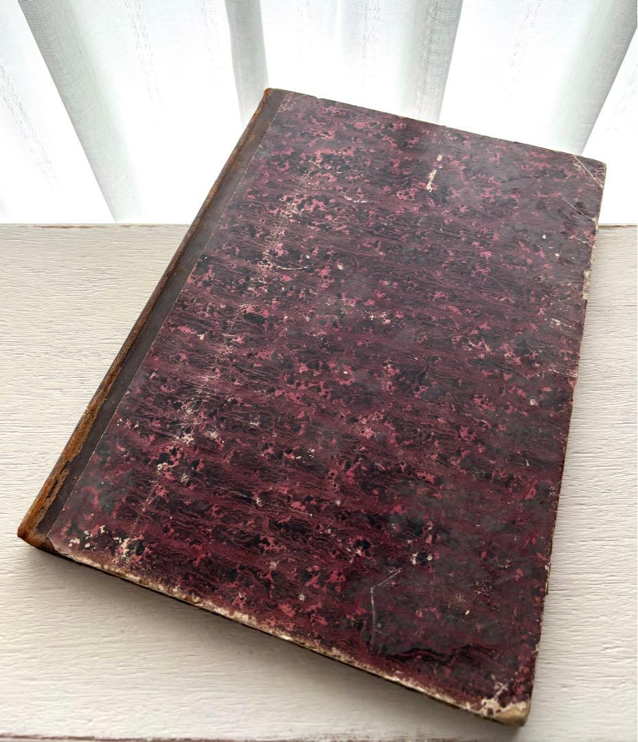 専用 フランス アンティーク ファッション雑誌 1869年 年鑑本 モード