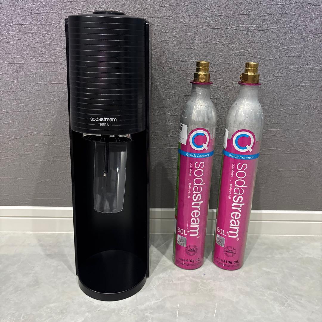 美品】　ソーダーストリーム　sodastream TERRA sodastream（ソーダストリーム） TERRA(テラ)スターターキット 特別