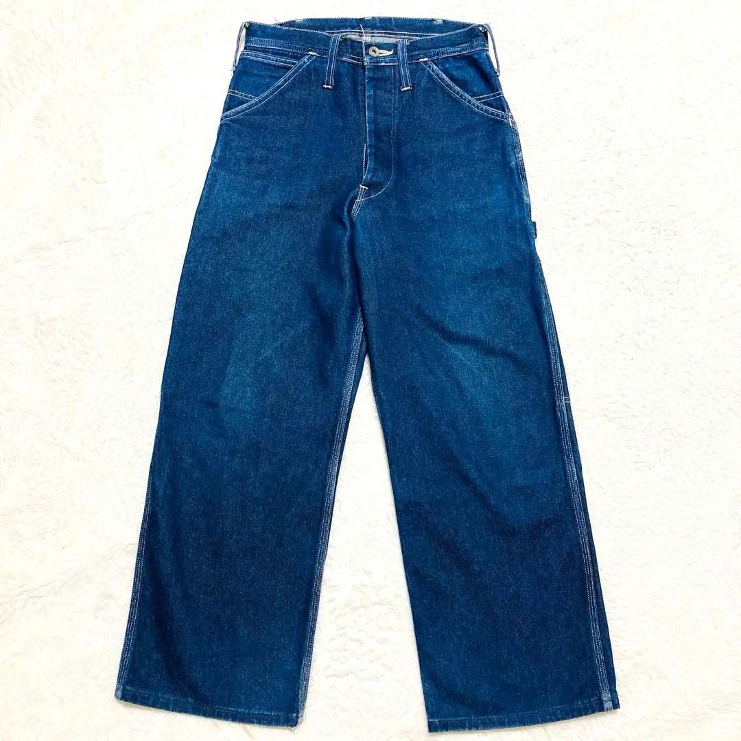 希少】初期タグ EVIS エヴィス ペインターパンツ デニム カモメ 濃紺