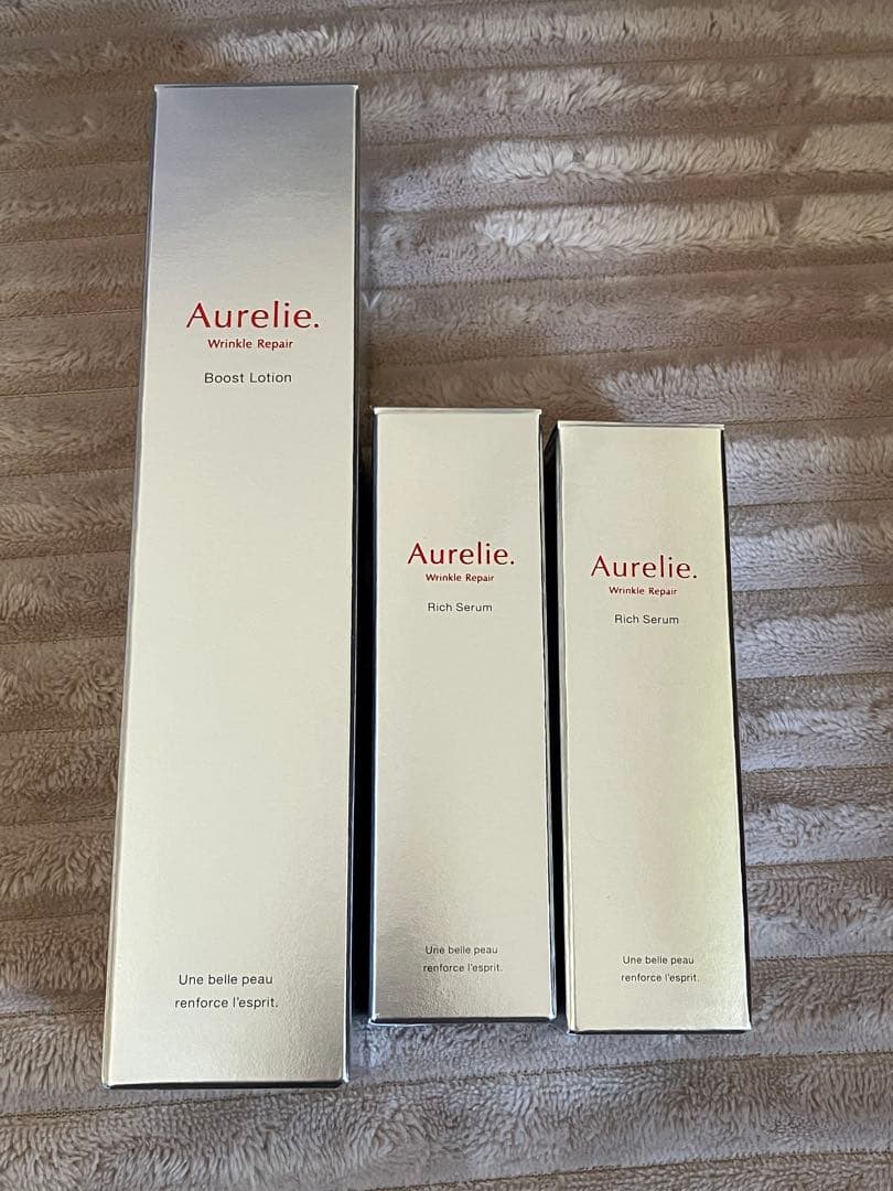 新品 Aurelie オレリー リンクルリペア ブーストローション＆セラム2本 楽天市場】3STEP薬用エイジングケアセット 医薬部外品【MEGUMI開発