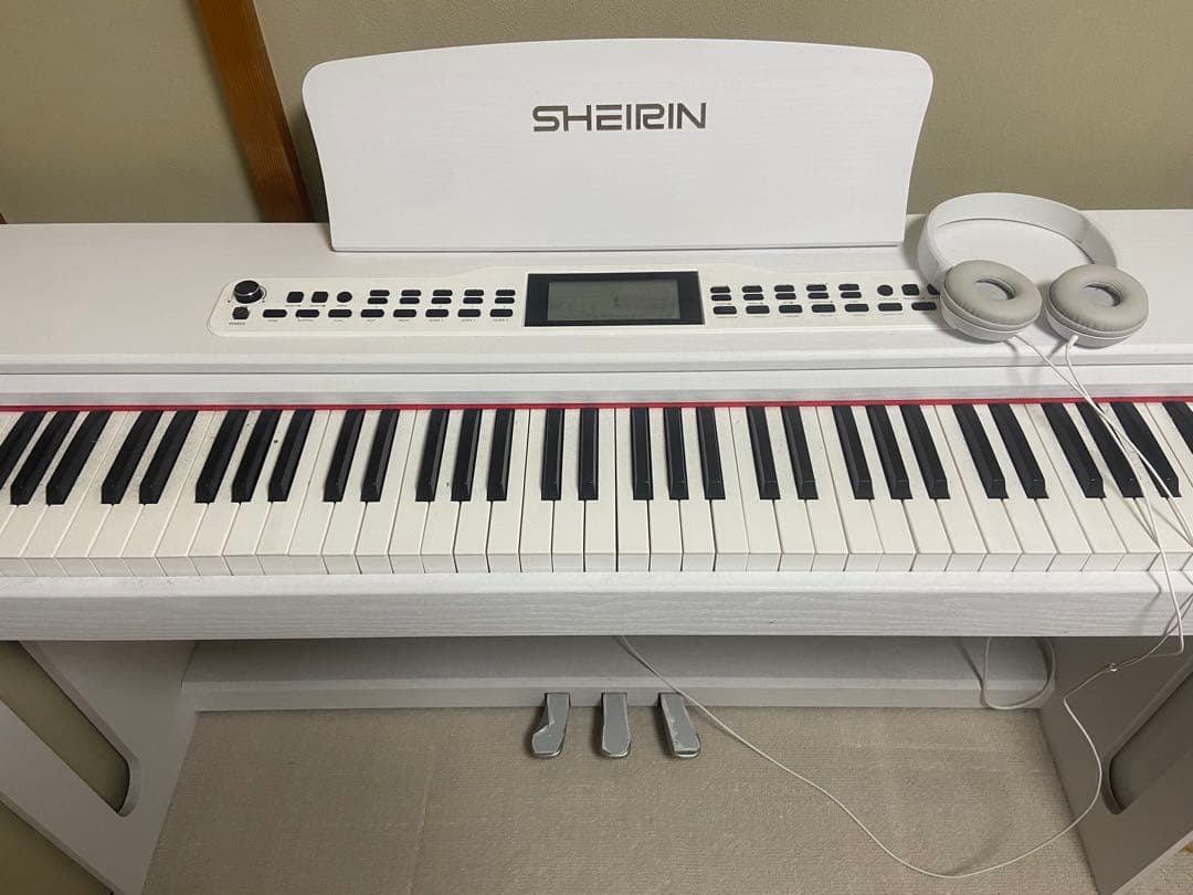 SHEIRIN 88鍵 電子オルガン ホワイト Amazon | SHEIRIN 電子ピアノ 88鍵盤 カバー 人気 スタンド ランキング
