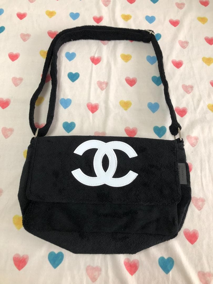 ほぼ未使用　｛黒+白｝ ノベルティ ショルダーバッグ ケサバッグ ］といいます . ほぼ日 生活のたのしみ展でお求めくださっ