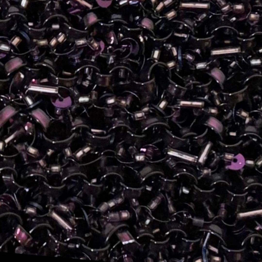 ✨未使用級✨ANTEPRIMA ワイヤー グリッターバッグ ダークパープル