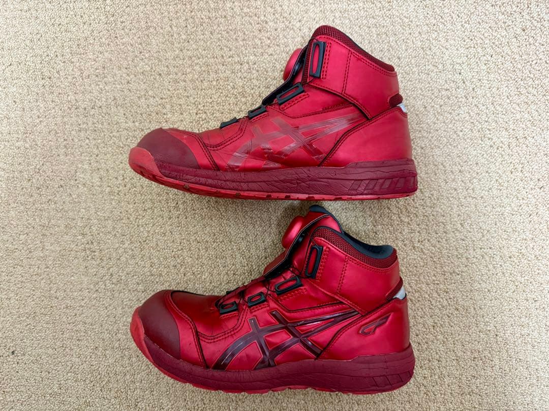 赤石 asicsアシックス 安全靴 ウィンジョブ CP304 25.5cm