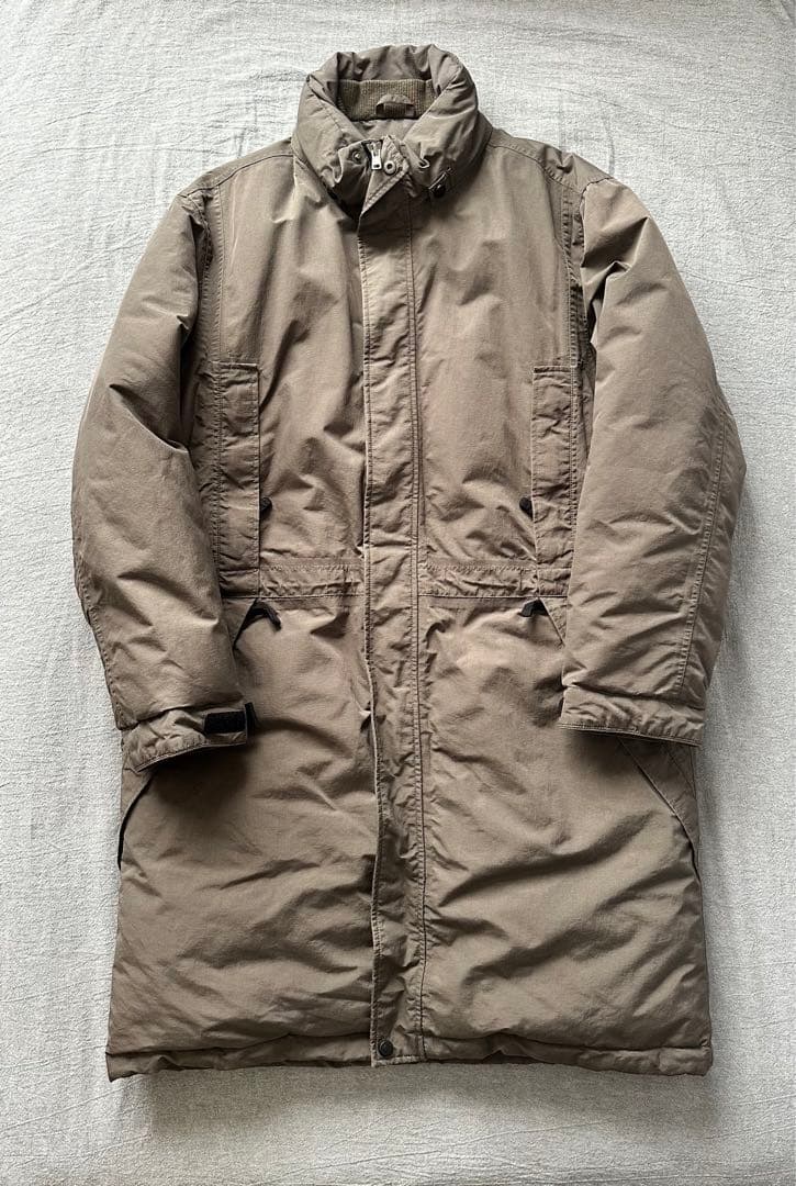 Eddie Bauer グースダウンコート 美品 Eddie Bauer ロングダウンコート フード 2way グースダウン