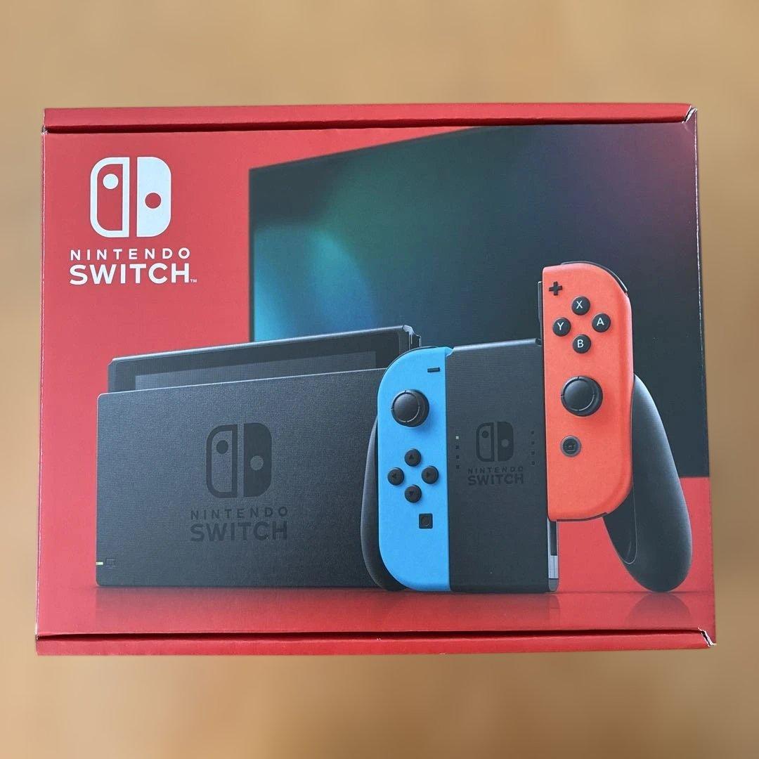 Switch 本体 バッテリー強化版 ネオン + おまけ（SDカード128GB