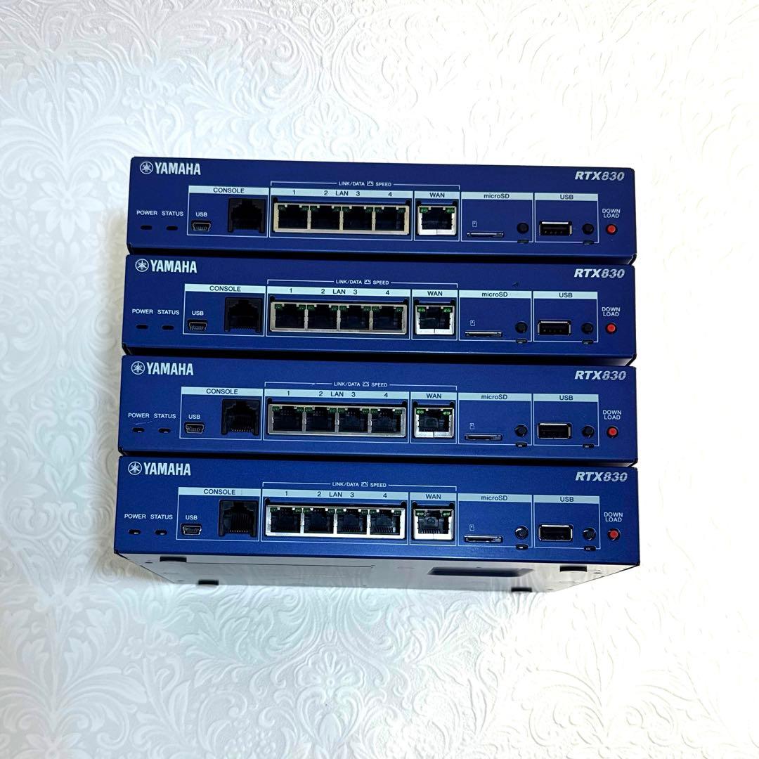 mr③YAMAHA RTX830 ギガアクセス VPN ルーター 動作品 YAMAHA RTX830 ギガアクセスVPNルーター Rev.15.02.33 ファームウェア
