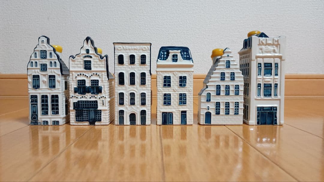 KLM オランダ航空 デルフトブルーハウス 7点セット - メルカリ