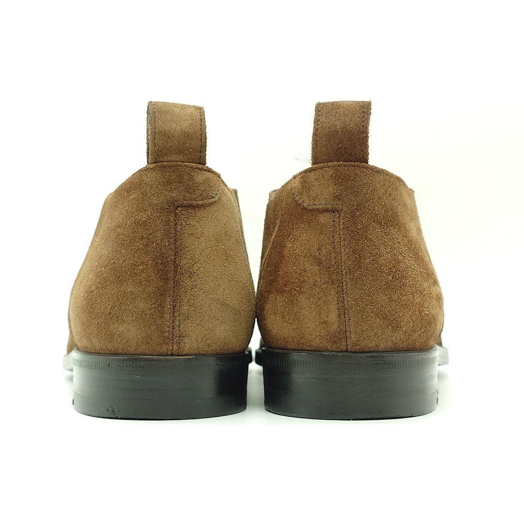 正規】GUCCI グッチ スエード サイドゴア ショートブーツ 41E - 靴通販