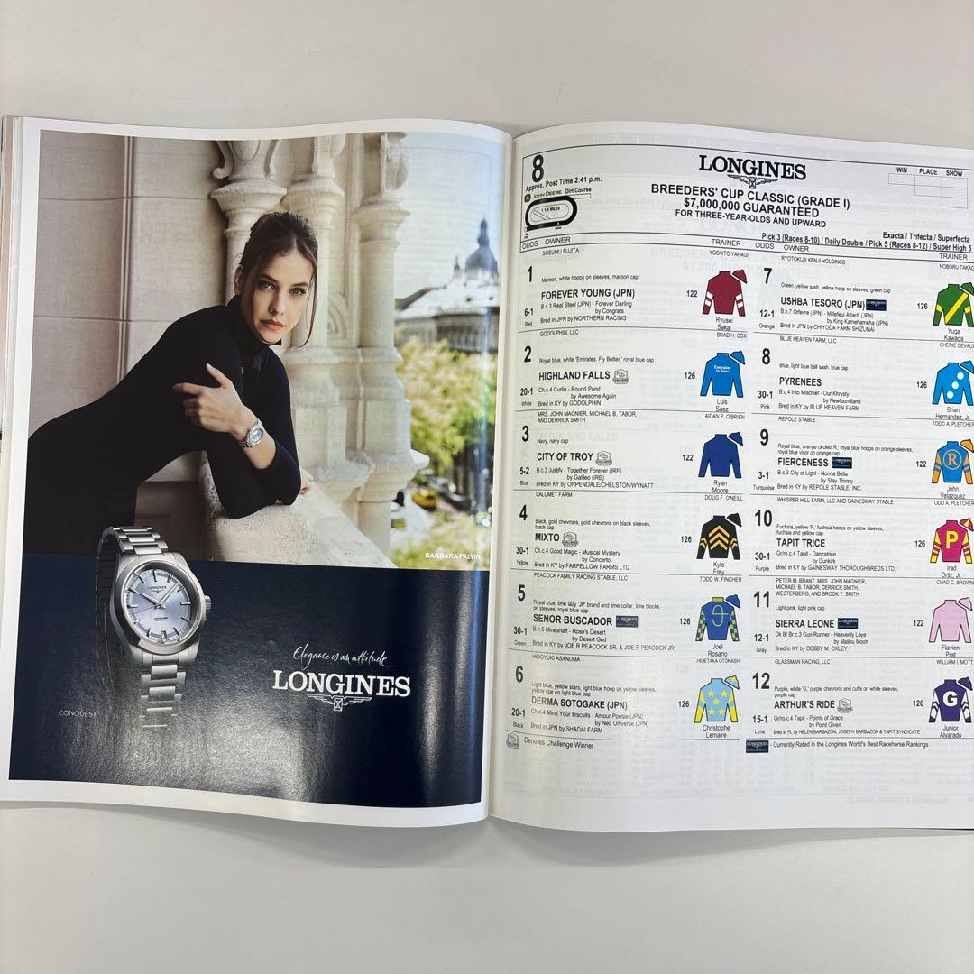 ブリーダーズカップ公式レーシングプログラム 2024年11月2日（現地時間