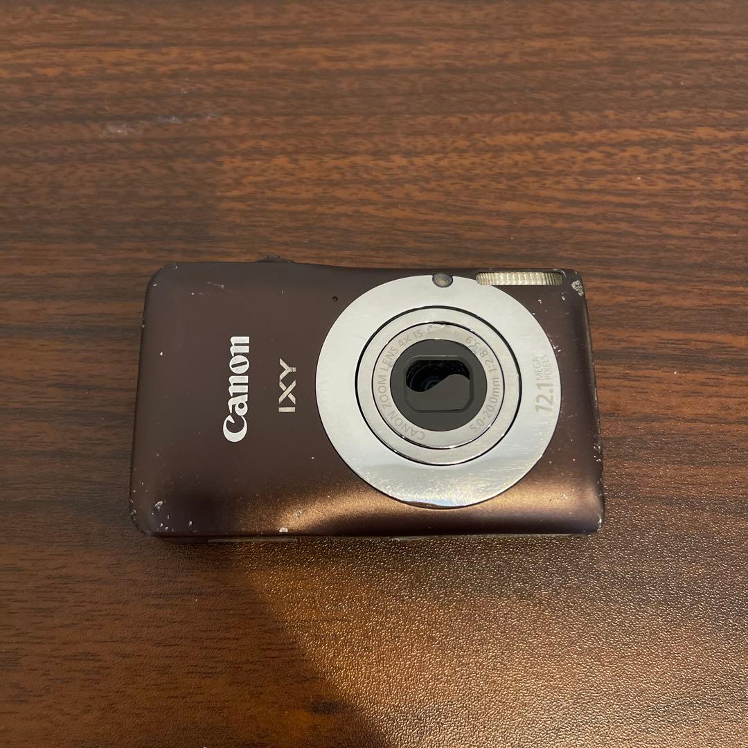 3638 Canon キャノン IXY 200F ブラウン ジャンク品 デジカメ