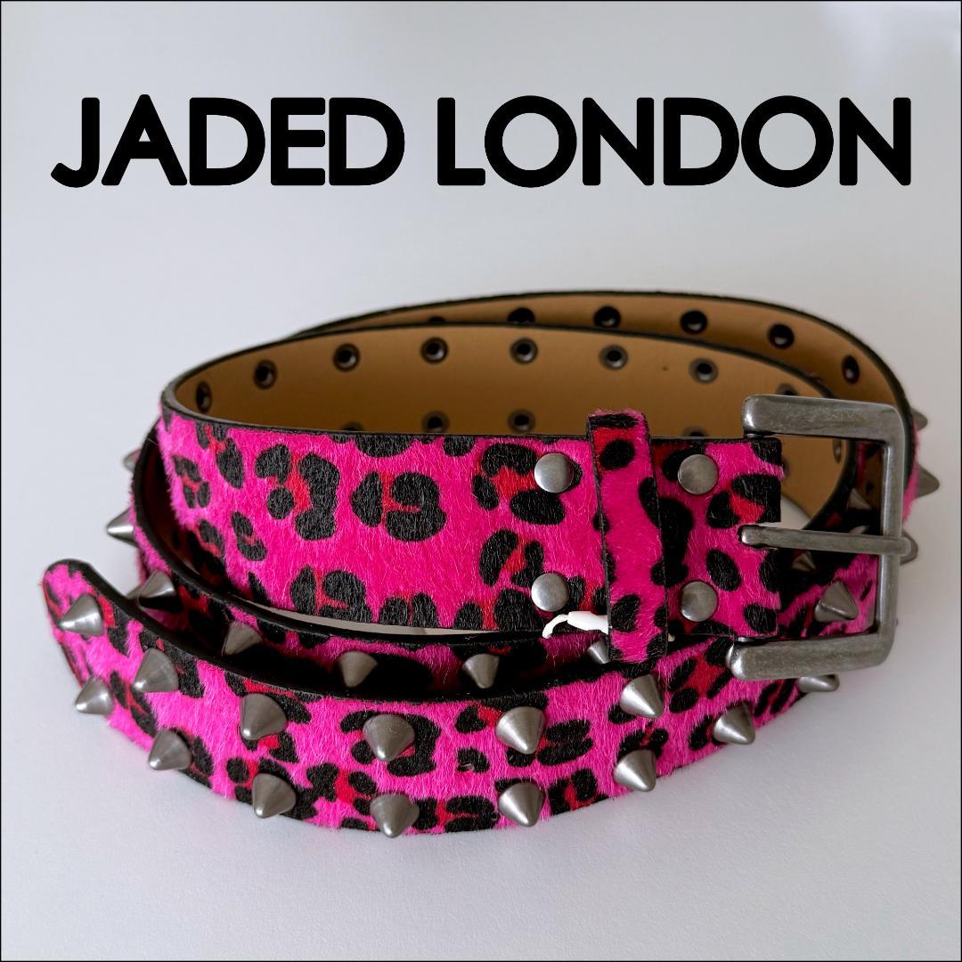◇新品◇JADED LONDON ピンクスタッズベルト - メルカリ