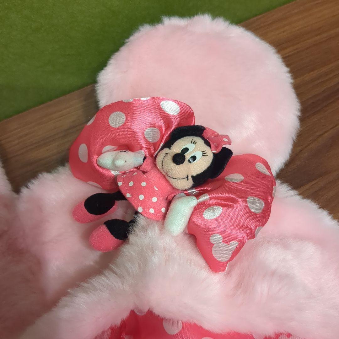 ディズニーストア ミニーマウス ファンキャップ マフラー 帽子 子供用