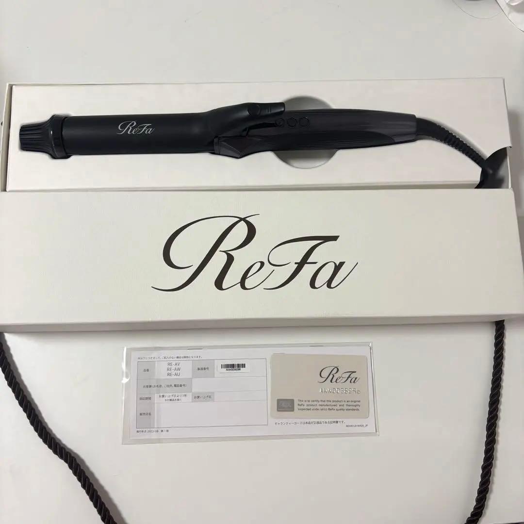 【美品】リファ カールアイロン プロ 32mm ブラック（正規品・箱付） ReFa BEAUTECH リファ カールアイロン プロ 32mm 38mm 26mm MTG ヘア