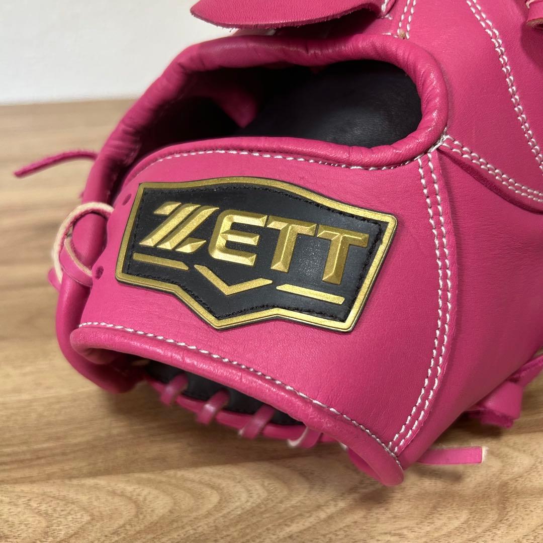 ZETT ゼット 一般硬式ピッチャー用グローブ ピンク - メルカリ