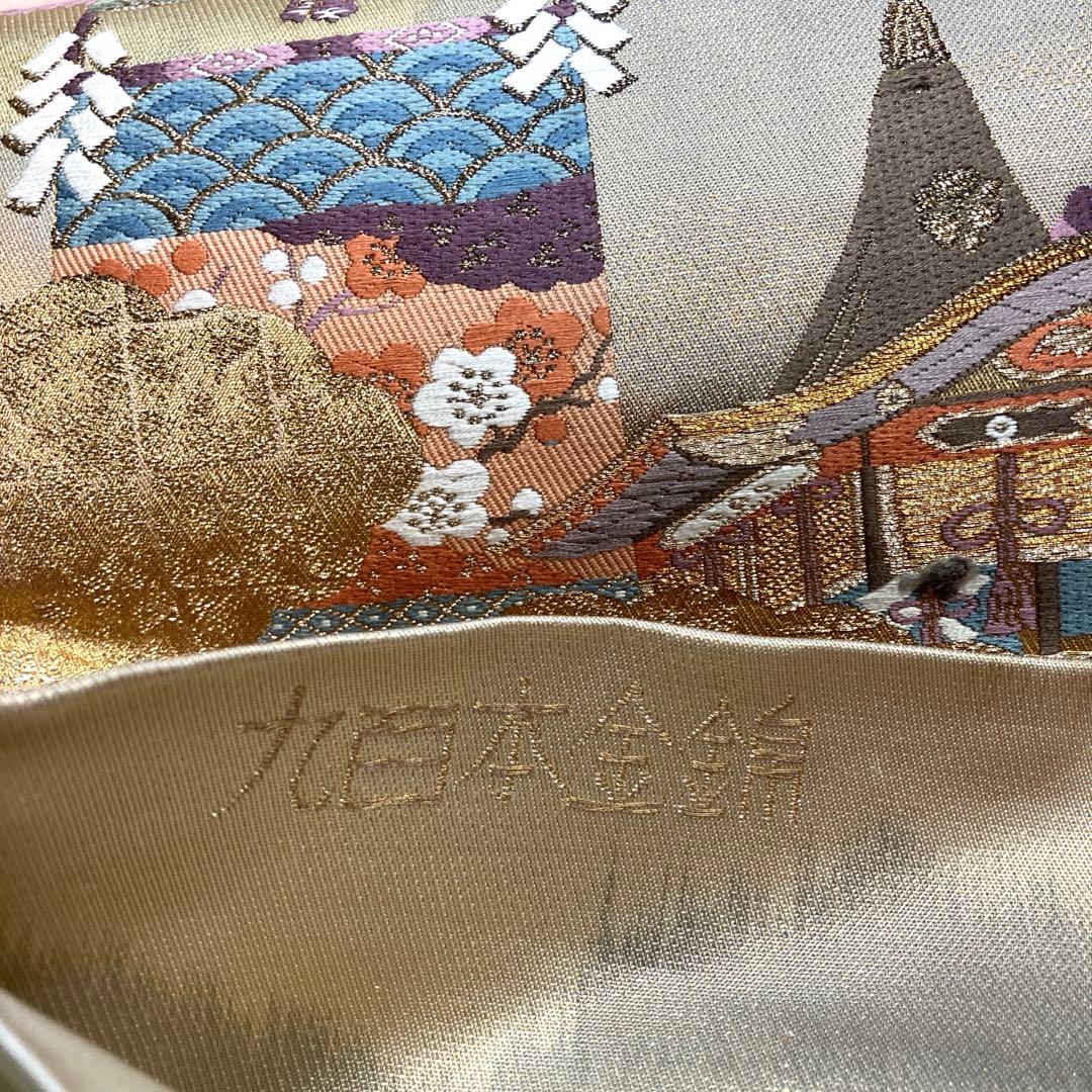 3点！創作集団「彩」刺繍訪問着&九百本金錦袋帯&新品帯締め - メルカリ