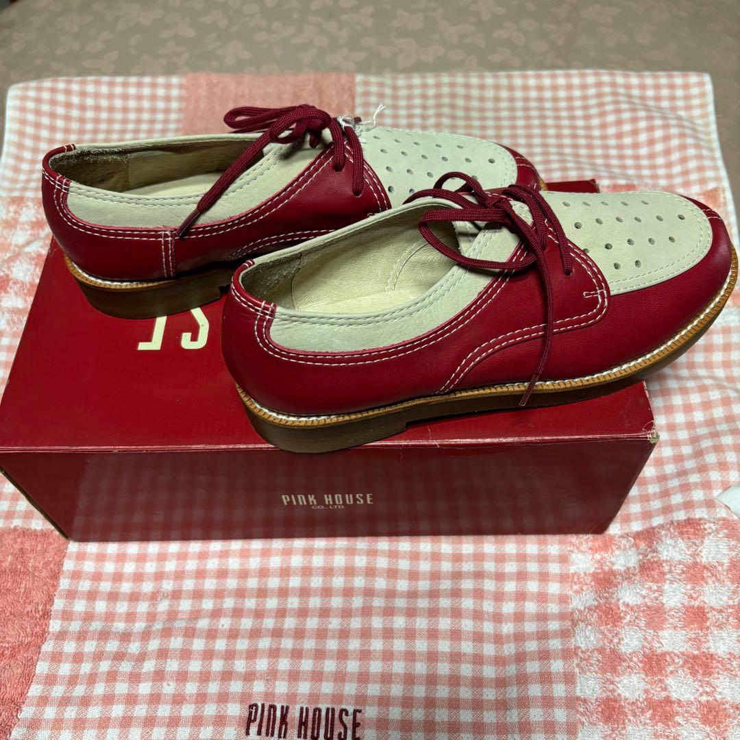 《本日のみのお値引き》【新品】ピンクハウス　パンチングコンビシューズ　Mサイズ