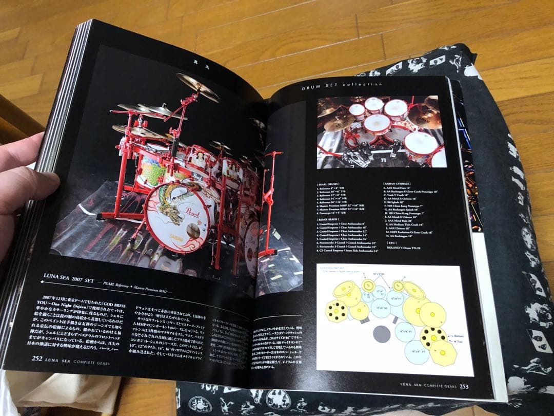 LUNA SEA COMPLETE GEARS PLAYER 別冊 スコア - メルカリ