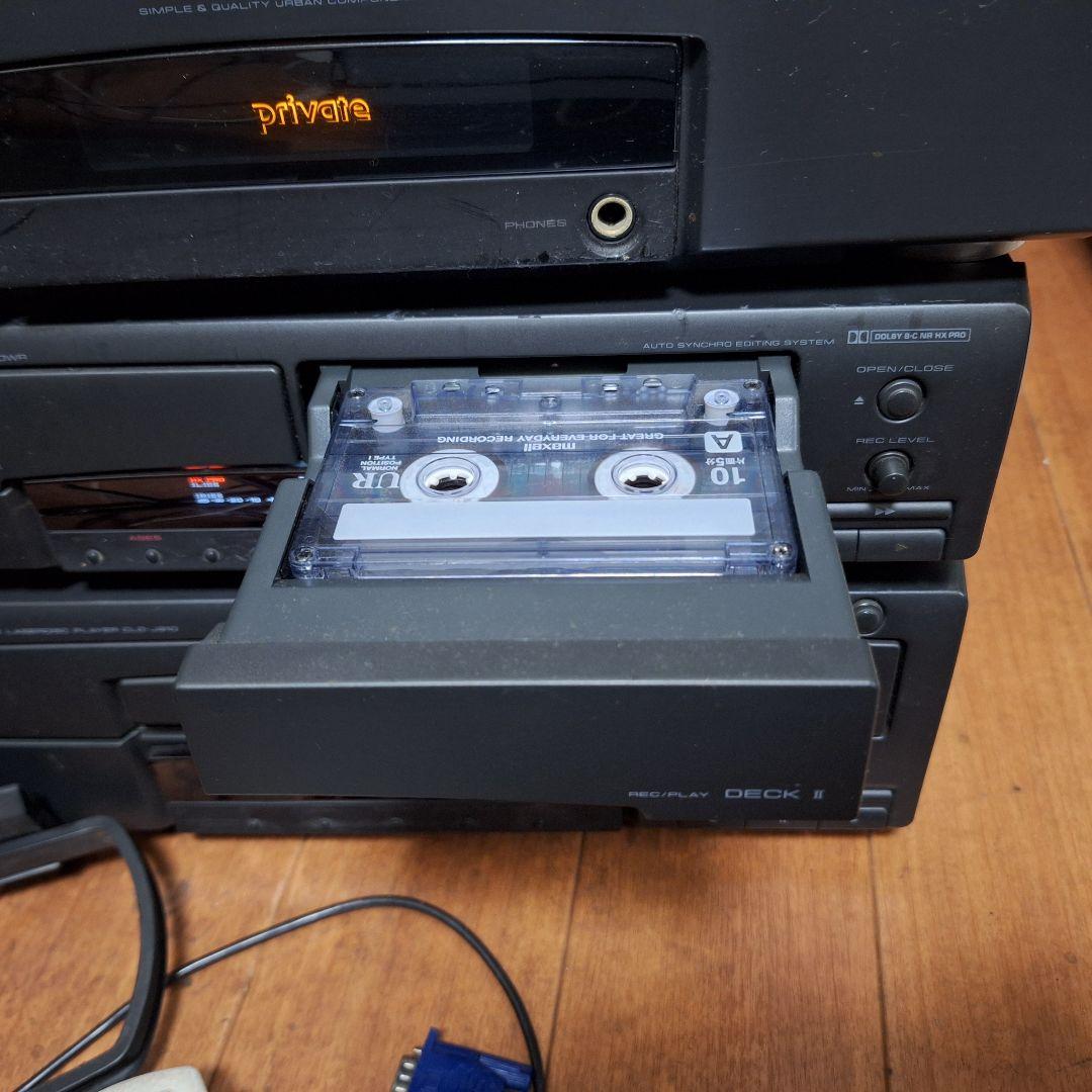 Pioneer private J710 コンポ LD/カセット現状品 - メルカリ