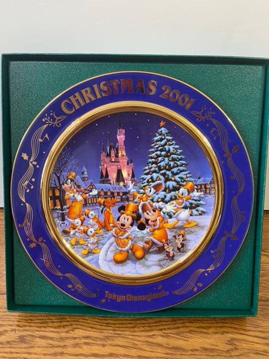 ディズニーランド 2001年 クリスマスイヤーズプレート - メルカリ