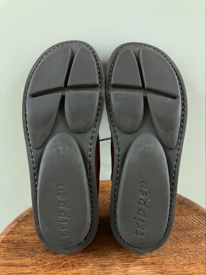 【trippen】 BROWN \"SEED\" FARMERS SHOES