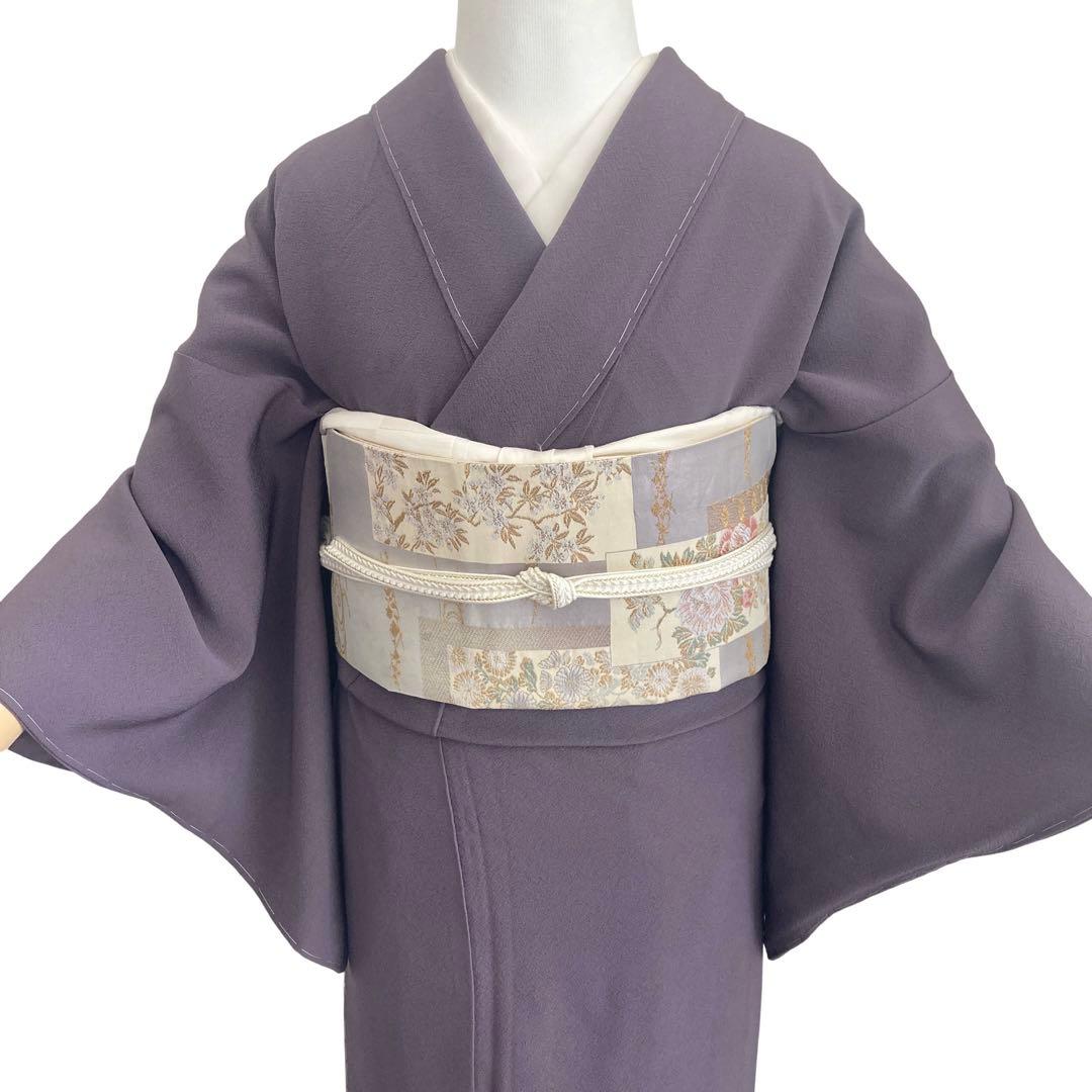 仕付け糸付き 礼装 色無地 着物 卒業式 入学式 七五三 フルセット NO88