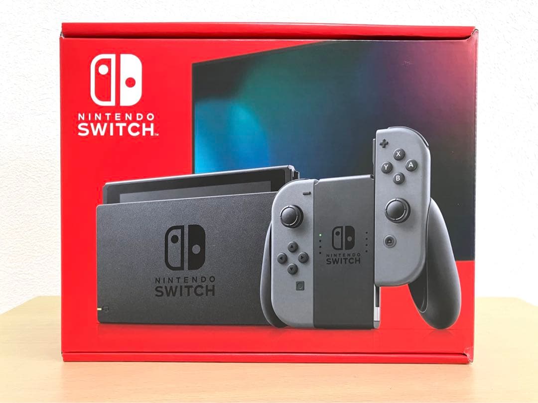 Nintendo Switch本体（グレー）新品・未使用品 Nintendo Switch 任天堂 [グレー] [型番:HAD-S-KAAAH]【新品・国内正規
