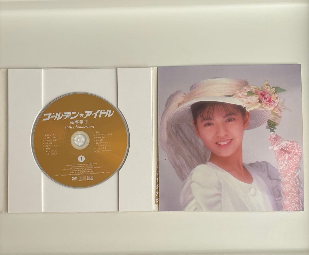 直筆サイン入り ゴールデン☆アイドル 南野陽子 30th Anniversary