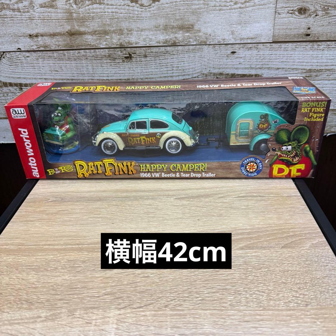 その他 Rat Fink Happy Camper 1966 VW Beetle 1966 Volkswagen Beetle 