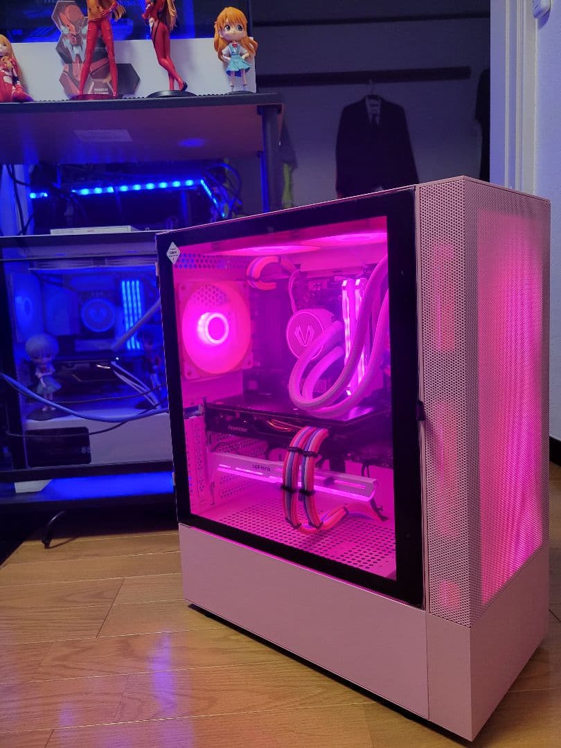 ゲーミングpc ピンク pc r7 5800x rx6700xt apex - メルカリ