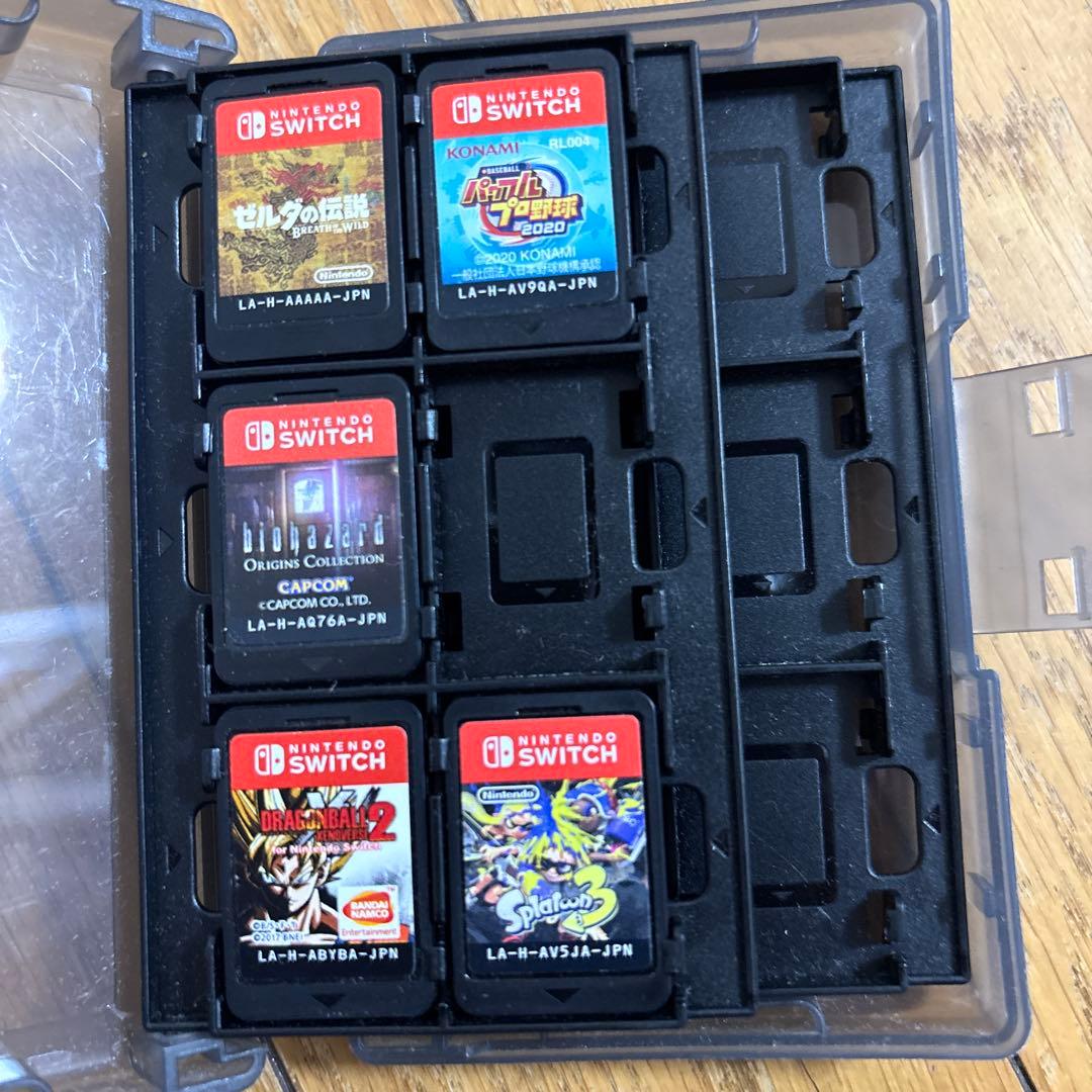 Nintendo Switch ゲームソフト 6本セット ケース付き ニンテンドー スイッチ マグネット開閉 ソフト ケース Nintendo Switch