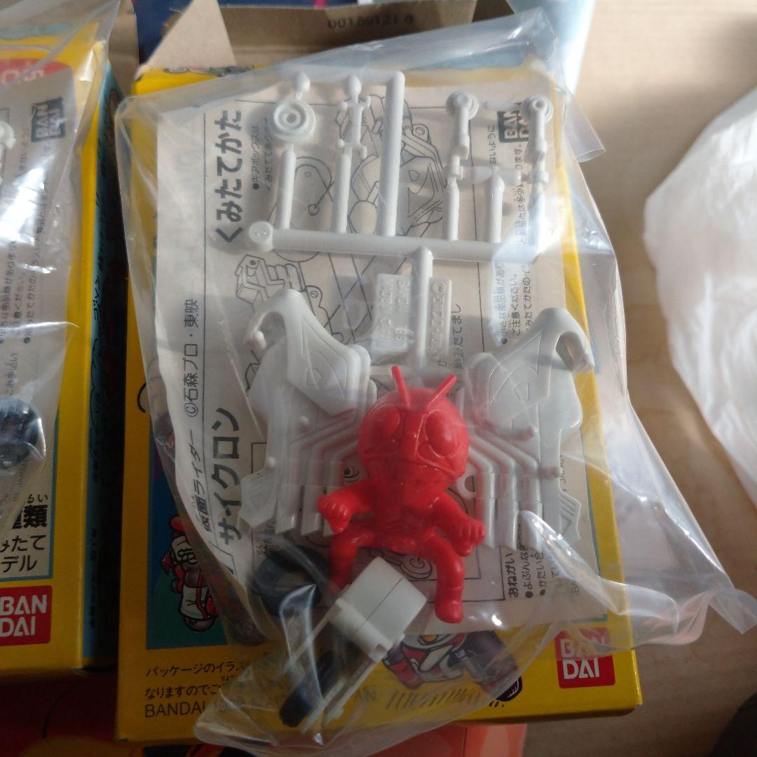 ダ36。ぶっとびライダー。3セット。わかりにくいけど未組立品。プラ