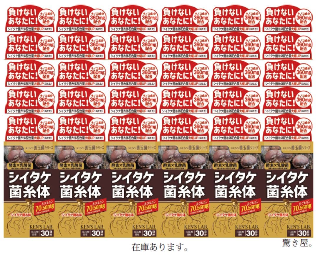 シイタケ菌糸体×3個《90日分》