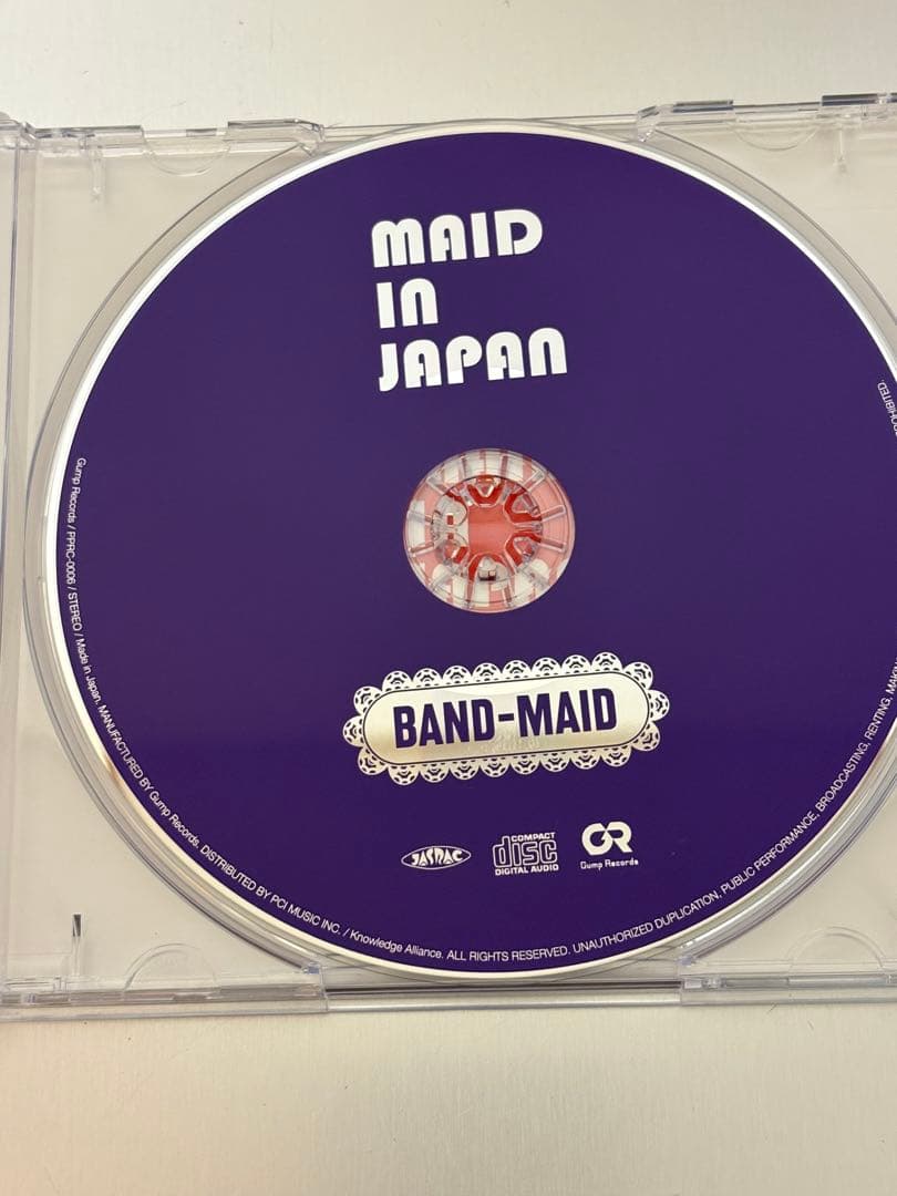 超希少 BAND-MAID / MAID IN JAPANオリジナル盤2014年 - メルカリ