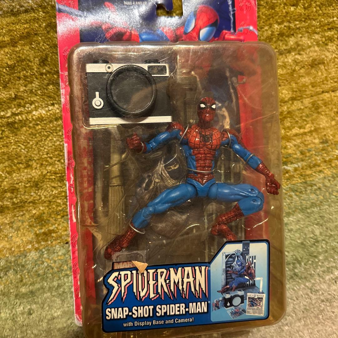 MARVEL SNAP-SHOT SPIDER-MAN フィギュア トイビズ TOY BIZ SPIDER-MAN CLASSICS SNAP SHOT SPIDER-MAN - YouTube