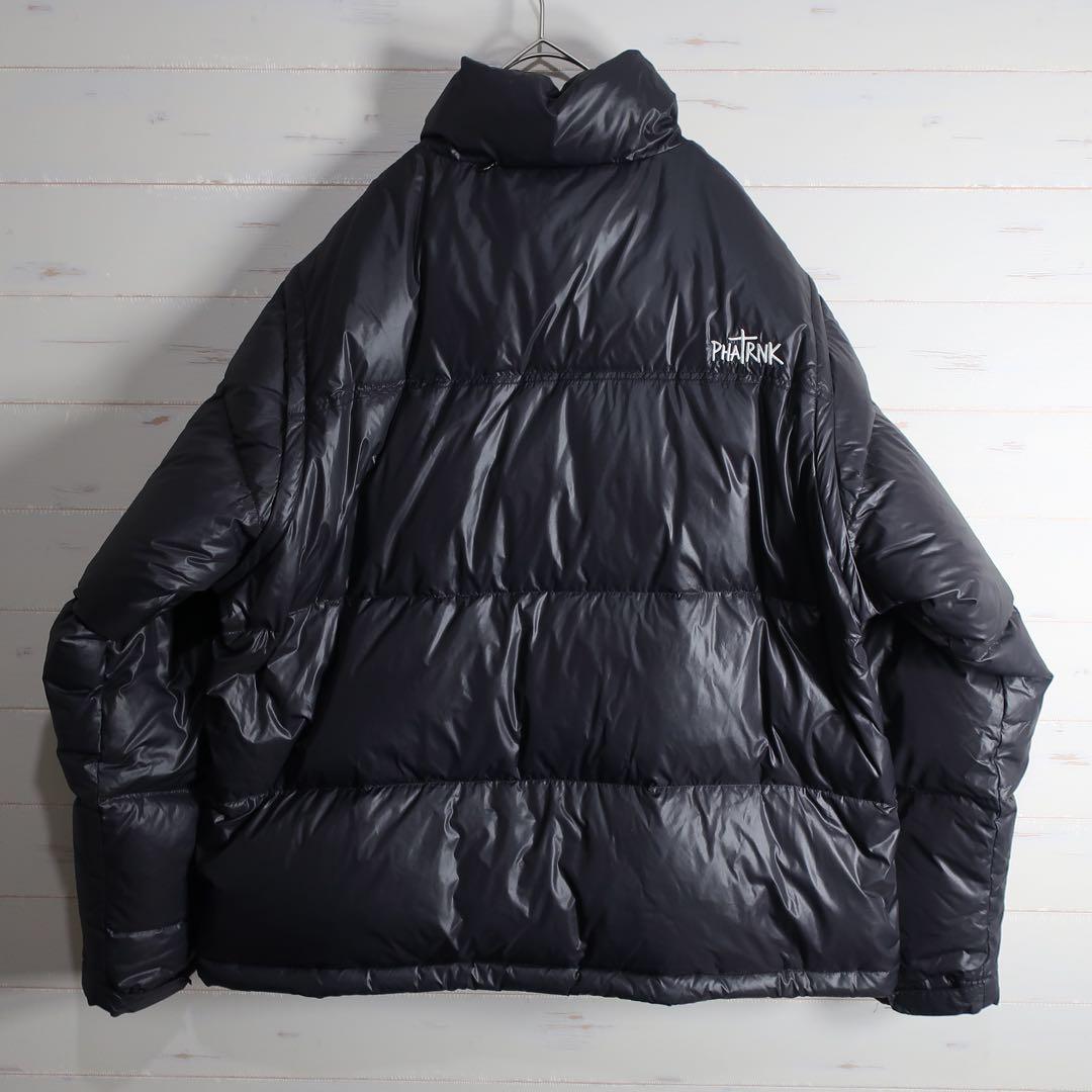 せい 様 PHATRNK ファットランク ダウンジャケット 2way XL 黒.