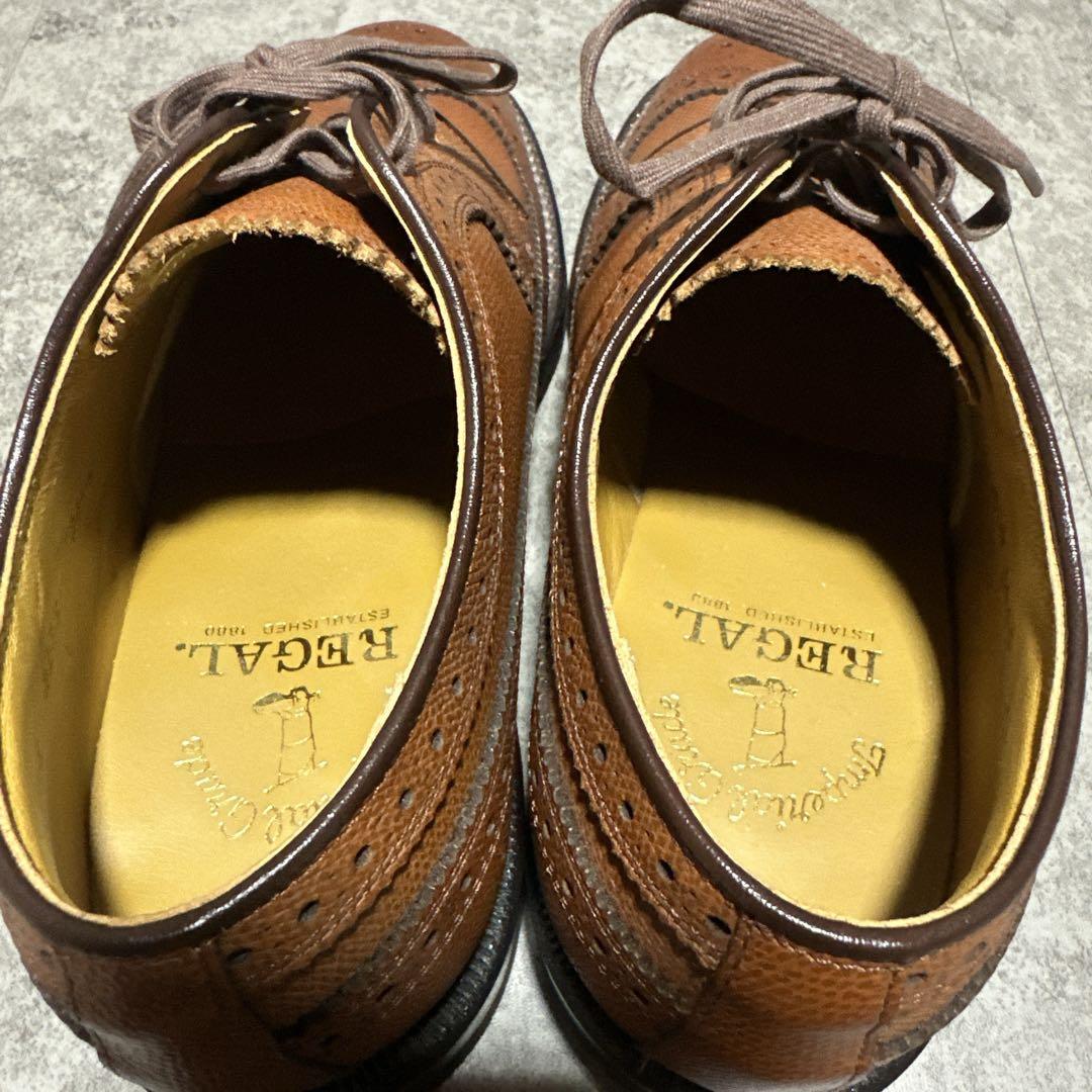 REGAL インペリアルグレード ウイングチップ 2235 シボ革 23.5cm