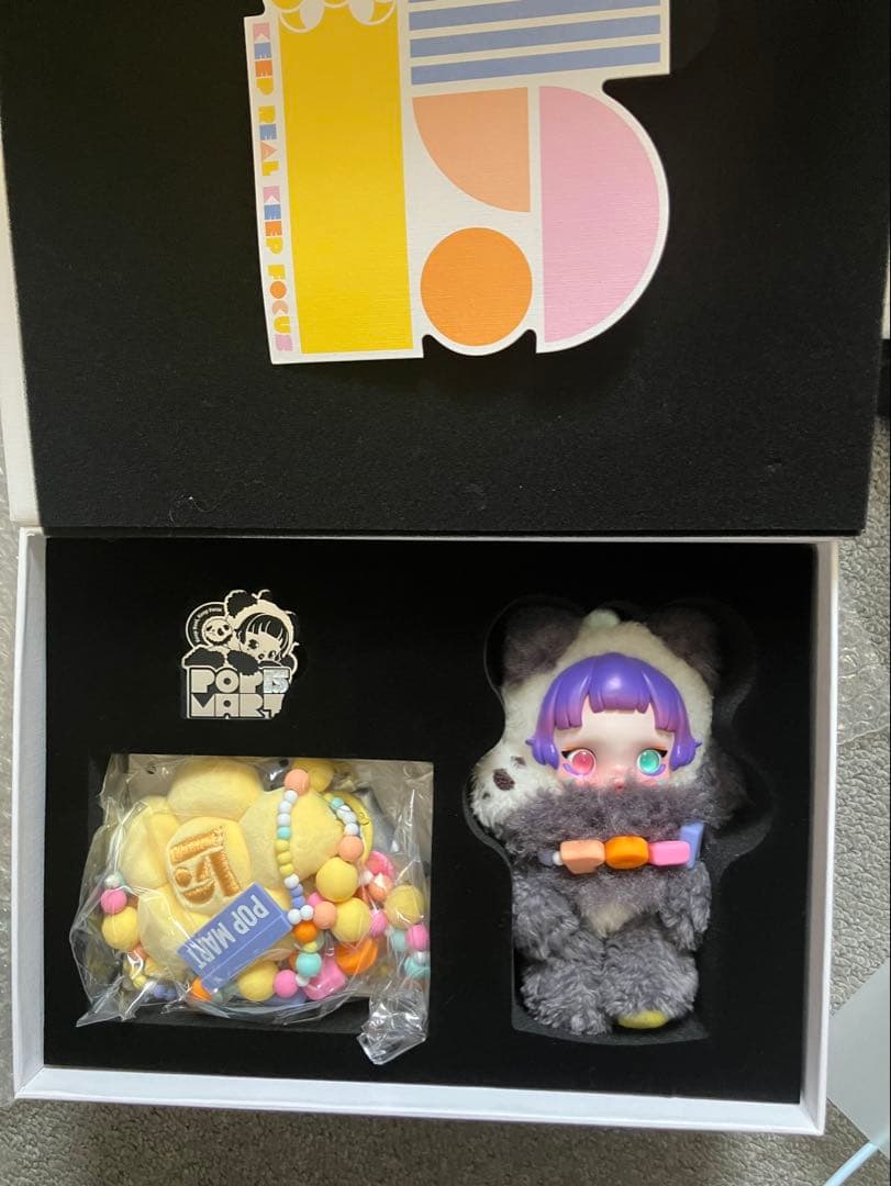 POPMART SKULLPANDA15周年スカルパンダぬいぐるみギフトボックス
